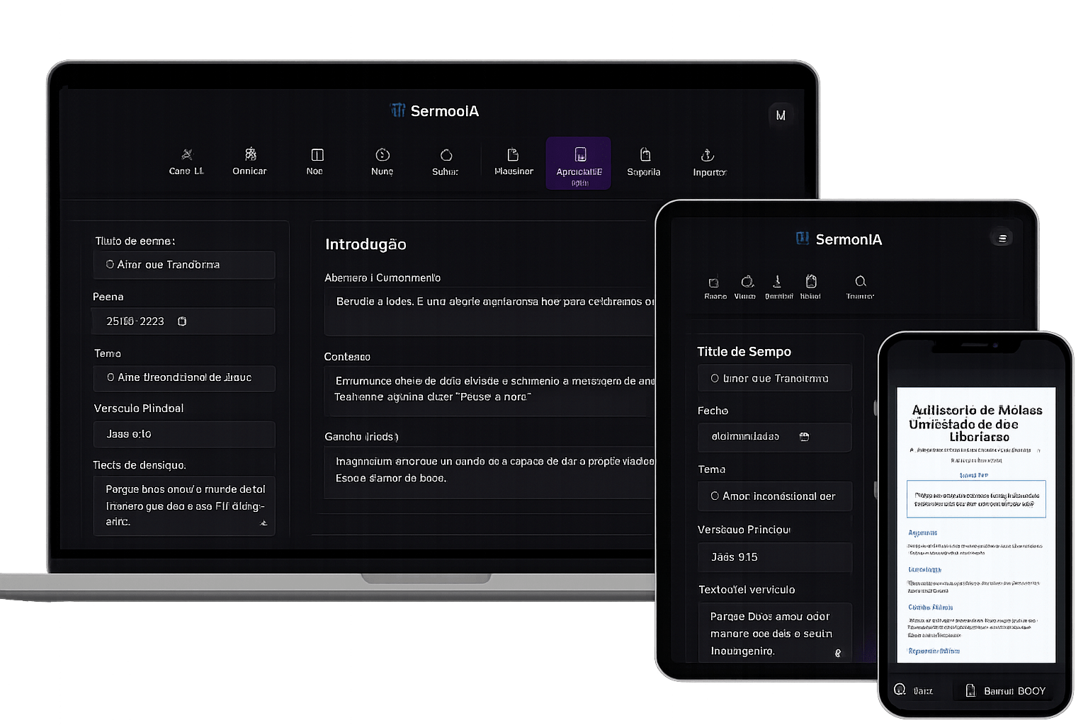 SermonIA - Como Funciona